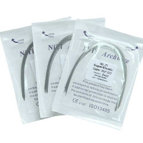 Arc orthodontique NiTi Rectangulaire forme ovoide
