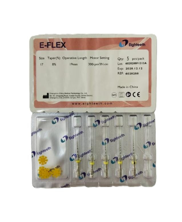 Limes rotatives E-FLEX OPENER 5pcs - Eighteeth
