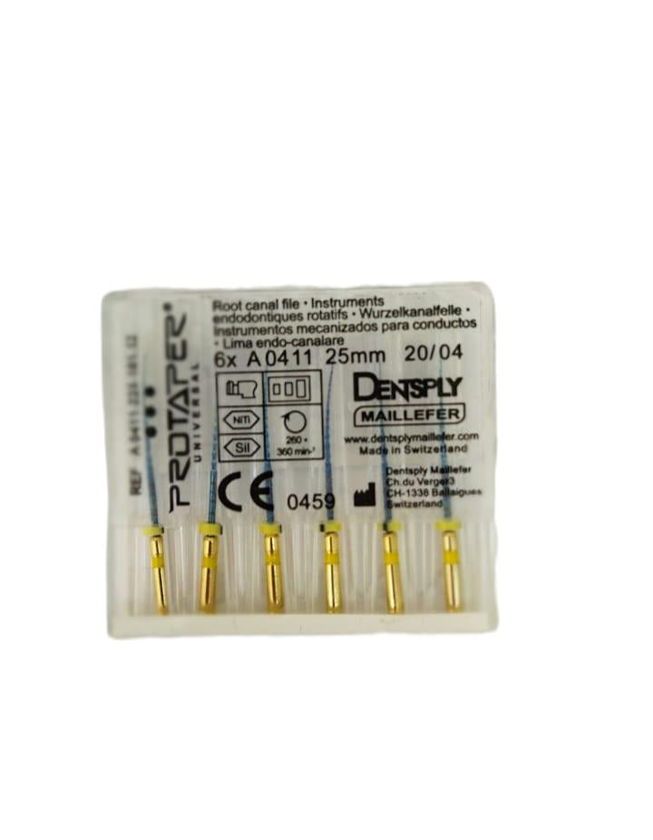 Limes rotatives PROTAPER Universal, boite de 6