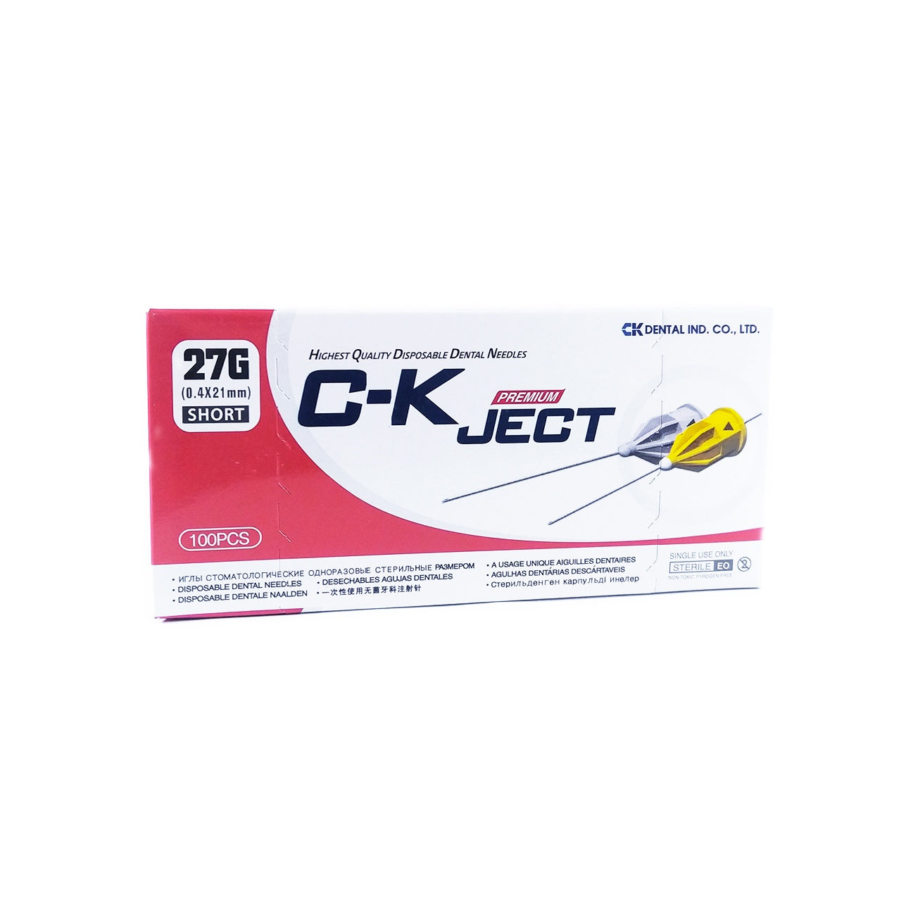 Aiguilles C-K JECT 27G (0.4x21 mm)