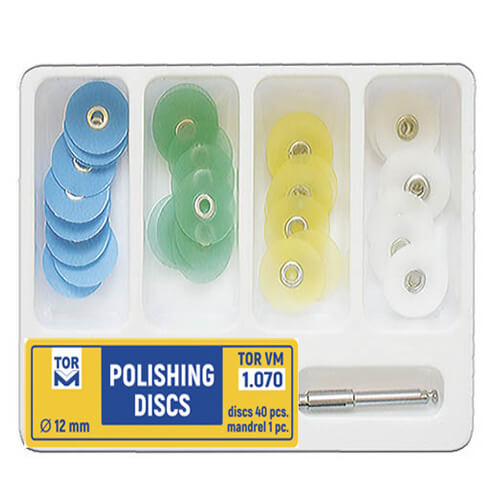 Kit de disques de polissage abrasifs (40pcs + Mandrin) - TOR VM