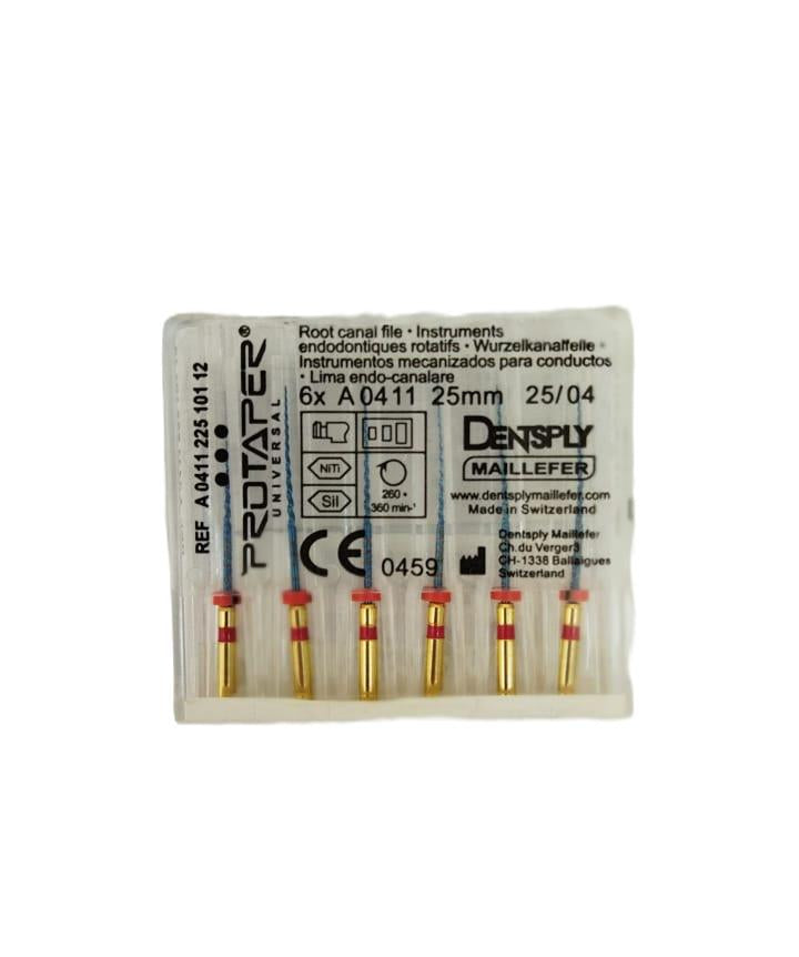 Limes rotatives PROTAPER Universal, boite de 6